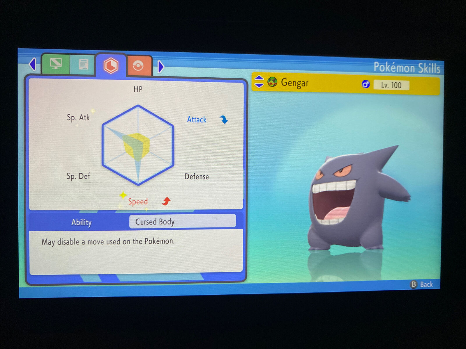 Shiny GENGAR 6IV Pokemon Sword and Shield Brilliant Diamond -  Israel