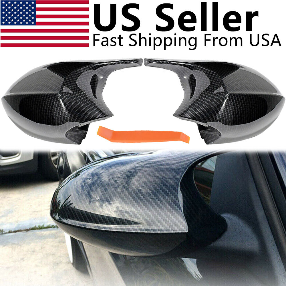 BLWGROW Tapa De Espejo Lateral Compatible Con BMW E90 E91 2008-2011, E92 E93 E81 E82 E87 E88 LCI - Tapa De Repuesto Para Espejo Retrovisor De Puerta 328i 335i, Color Negro