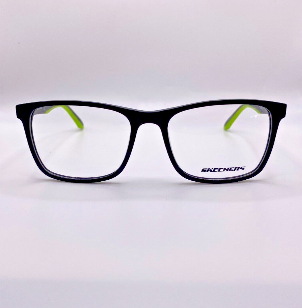 Оптическая оправа для очков Skechers SE3252 002 из матового черногозеленого пластика 53-17-140 18090₽