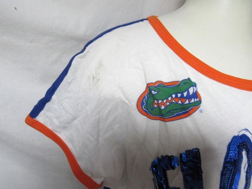 Touch by Alyssa Milano Florida Gators Women' Size M Sequined Tank Top C1 5955 - Picture 3 of 6