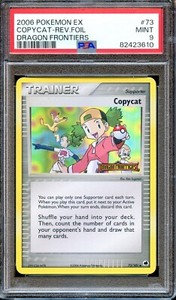 PSA 9 Copycat Reverse Foil EX Dragon Frontiers 73/101 Pokemon Card MINT