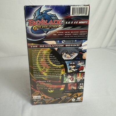 Beyblade: G Revolution 2: The Revolution Begins (VHS, 2004