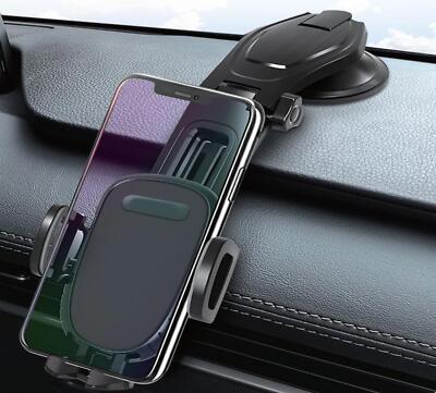 CAR MOUNT DASH HOLDER CRADLE SWIVEL DOCK STRONG GRIP for PHONES