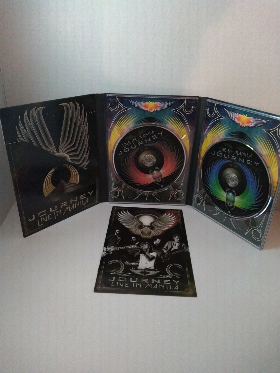 Journey Live In Manila 2 Disc DVD Set, Mint Disc Complete w