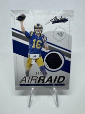 Jared Goff 2017 Panini Absolute Air Raid Materials Jersey /175 #17 LA Rams Lions