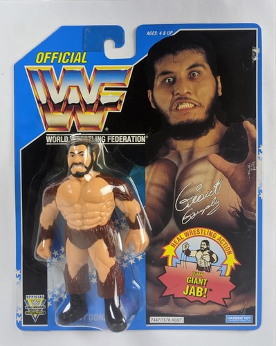 1994 Hasbro WWF WWE Giant Gonzalez Figure Blue Wor...