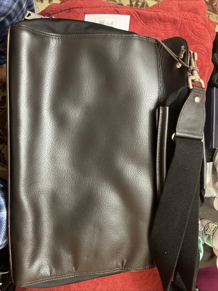 Jack Spade Split Brief черная кожа - Изображение 2 из 4