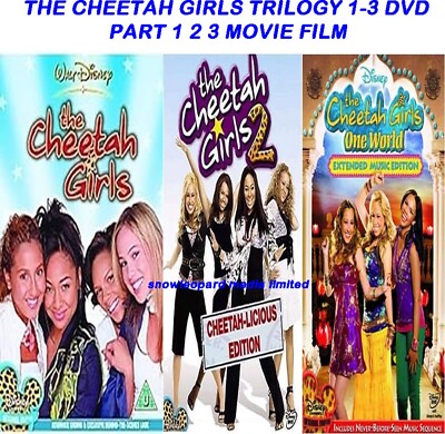 THE CHEETAH GIRLS TRILOGY 1-3 DVD PART MOVIE FILM