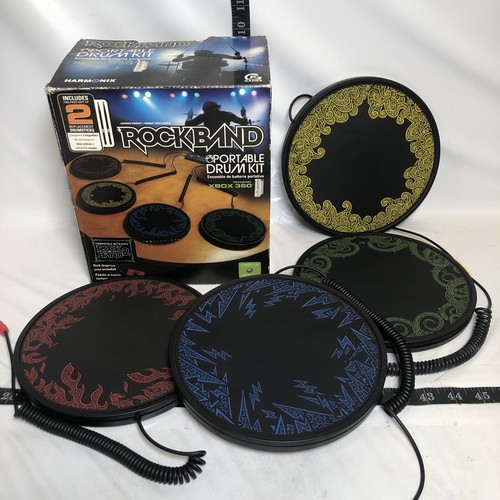 Rock Band Portable Drum Kit Pads ONLY Set of 4 (Microsoft XBOX 360) Harmonix
