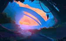 Anime Artistic Landscape Gaming Mat Desk 1215