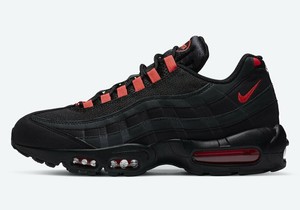 nike air max 95 mens black red