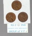 1948PDS   1949PDS   1950PDS ~ 9  coin  Lincoln  Cent  Set  / all  VERY FINES