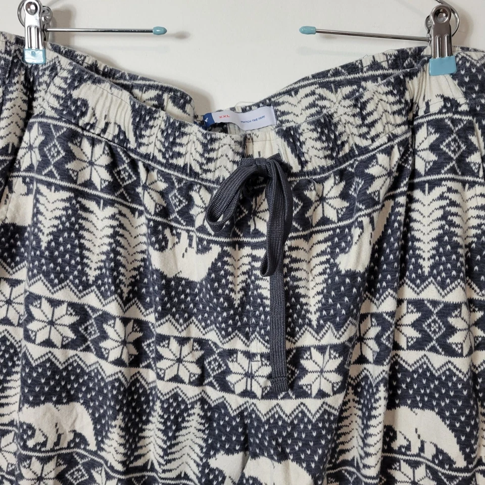 Pantalones de chándal Old Navy talla XXL para hombre azules osos polares franela salón Foto 2 de 4