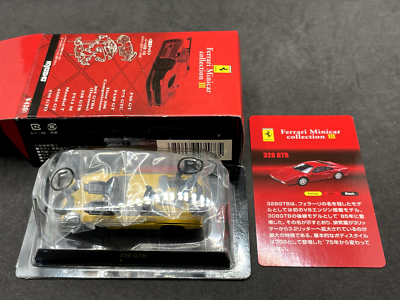 Kyosho 1/64 Ferrari collection 3 328 GTB yellow Diecast model car
