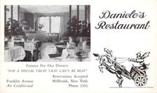 Interior View, Daniele's Restaurant, Franklin Avenue, Millbrook, New York NY