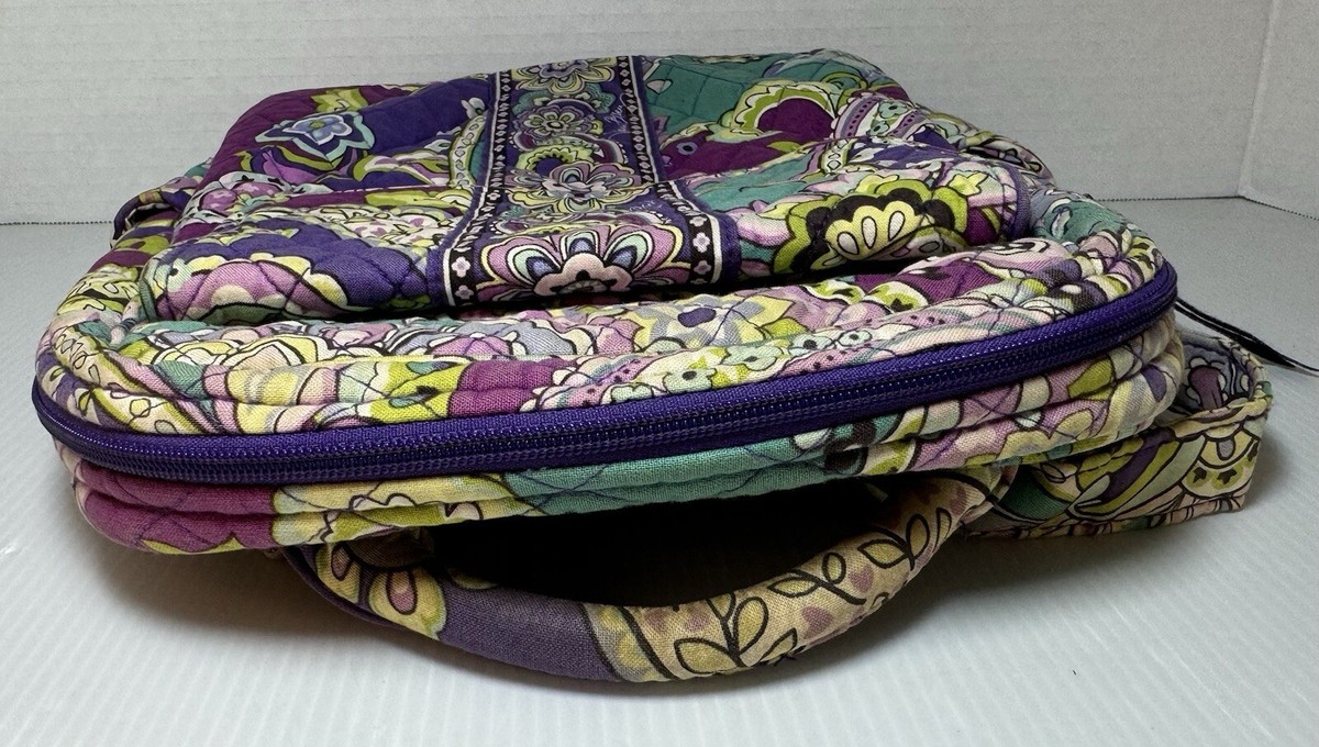 Vera Bradley Heather Paisley Backpack Teal Maroon Purple  display picture 1