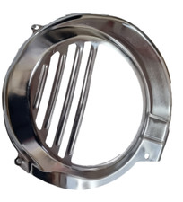 ukscooters VESPA FLYWHEEL COVER CHROME METAL PX LML ELECTRIC START OEM