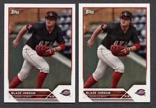 2023 Topps Pro Debut #PD-124 Blaze Jordan - Lot of 2