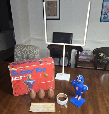 Vintage Schaper Super Toe Super Jock Football Kicker Game 1978 - Incomplete READ