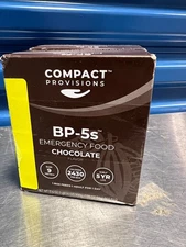 Emergency Food Rations 3 Boxes COMPACT PROVISIONS CHOCOLATE  BP-5s NOV/2028