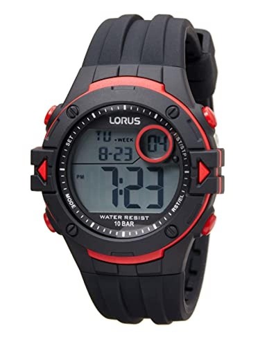 Lorus Orologio Digitale Uomo Sportivo - Quarzo Con Cronometro E Sveglia, Cinturino In Silicone Verde, Resistente Fino A 10 ATM - 5