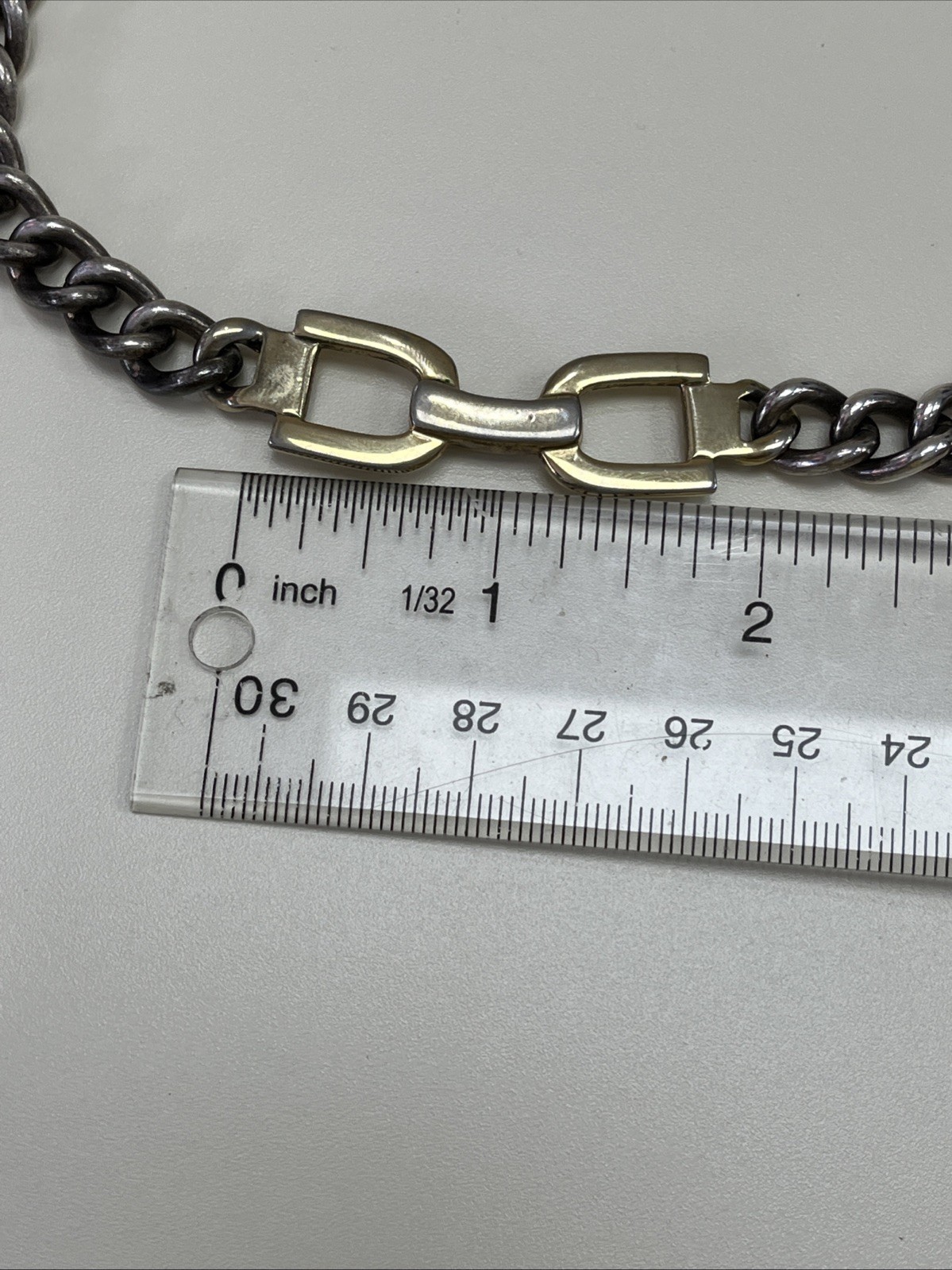 Ralph Lauren  Silver Plated Necklace Miami Cuban … - image 3