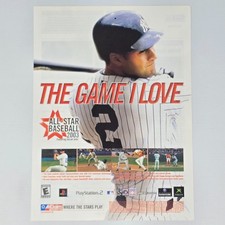 All Star Baseball 2003 Xbox PS2 GameCube Game Boy Advance Authentic Magazine Ad image