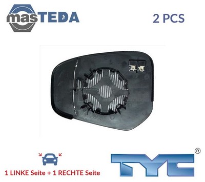 310-0248-1 AUßENSPIEGEL SPIEGELGLAS PAAR TYC 2PCS NEU OE QUALITÄT