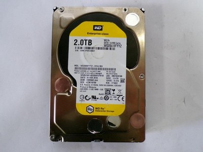 Western Digital Re WD2000FYYZ-01UL1B3 2TB HDD 3.5'' 64MB SATA Hard Drive (V5065)
