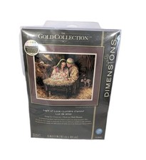 Dimensions the Gold Collection Cross stitch Kit NEW Light of Love 8933 Christmas