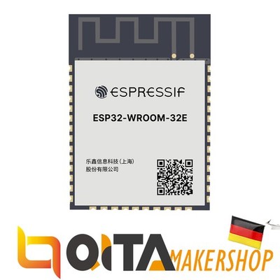 Espressif ESP32-WROOM-32E 8MB WiFi BT BLE MCU Module 32bit LX6 Dual-Core 240MHz