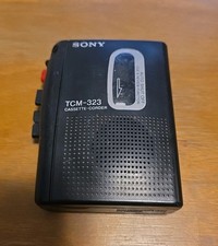 VTG 90s Sony TCM-323 Cassette Voice Recorder - FOR PARTS NOT WORKING