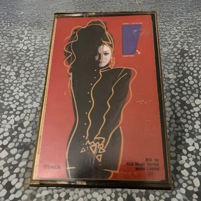 Janet Jackson Control Cassette Tape RCA Music Service Club Edition C134526 vtg