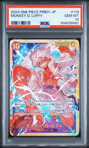 Monkey.D.Luffy graded PSA 10 for sale on eBay