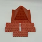 1977 Playmobil Castle Parts Tower SQUARE ROOF Kings Medieval Knights Vintage