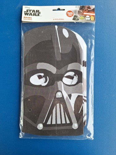 5 Pcs Star Wars Photo Backdrop, Birthday Party Decorations Candle, Masks, Banner - Picture 7 of 13