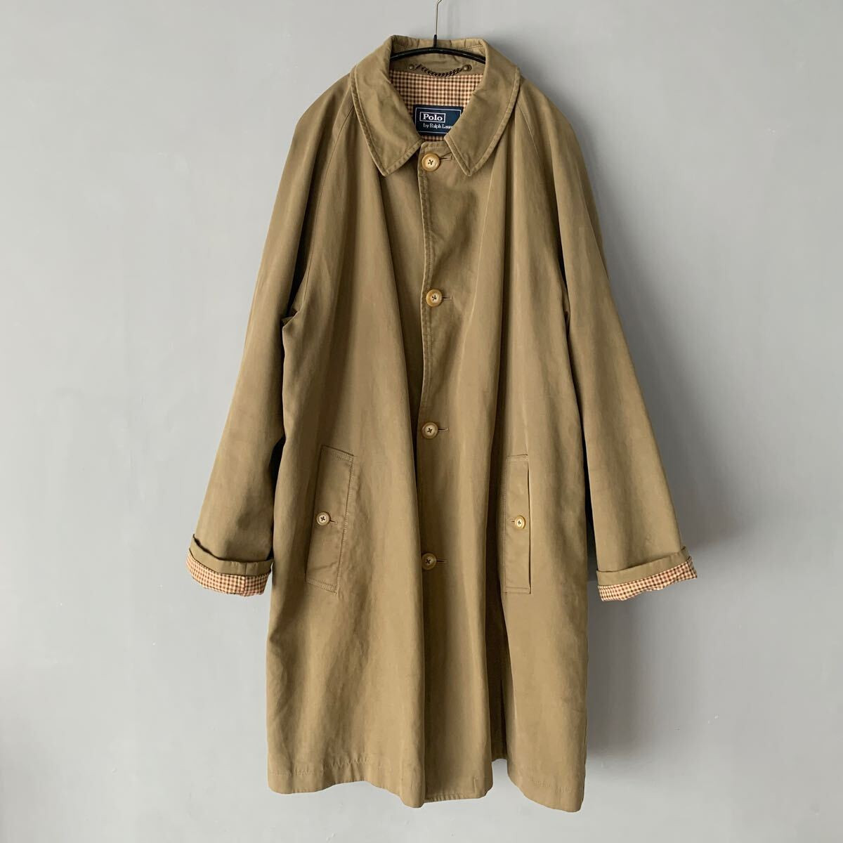 90s polo by ralph lauren balmacaan coat