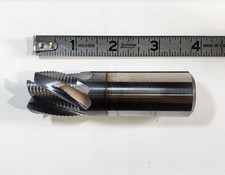 NIAGARA  1'' Roughing End Mill 5 Flute x 1" LOC x 3-1/2" OAL TiCN Coated 45° Ch.