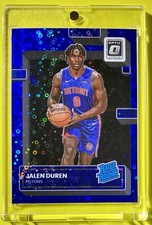 2022-23 Optic Fast Break Jalen Duren Blue Disco Prizm Rookie /49 SSP - Cade Team