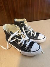 Converse Chuck Taylor All Star High Top Black White Kids Youth Size US 1 EUR 32