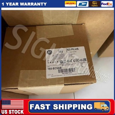 New AB 193-EC5AB Overload Relay E3 Plus w/ Voltage Monitoring US Free Tax