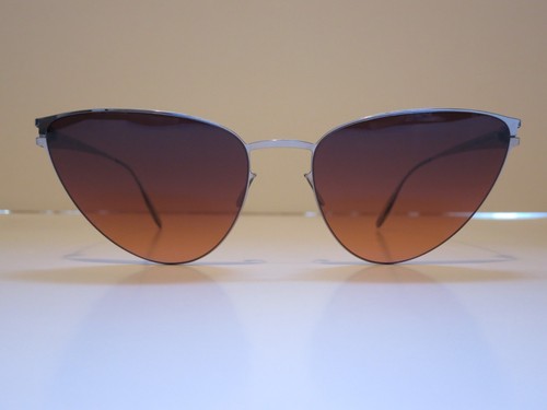 Mykita BERNHARD EARTHS 609 Brillante Plata Naranja Gafas Gafas Gafas Gafas de sol NUEVO - Imagen 4 de 6