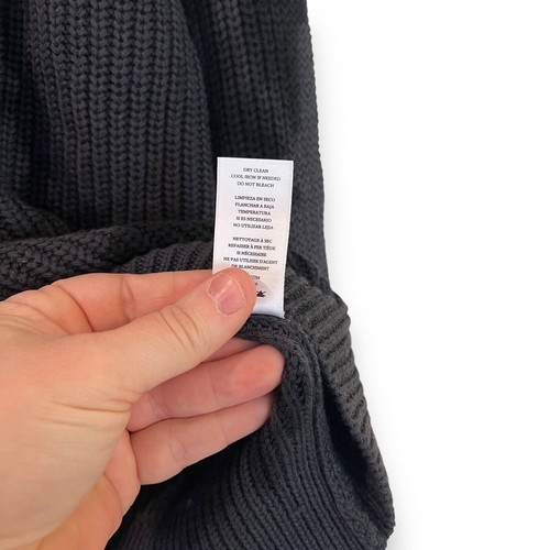 NWT Rails Womens Size L Venus Sweater Iron Black Tie Dye Cotton Cashmere $198 - Picture 11 of 13