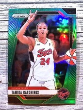 2024 Panini Prizm WNBA #40 Tamika Catchings Green Prizms