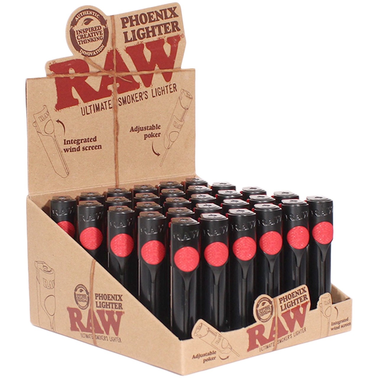 With Poker And Windscreen (box Of 30)