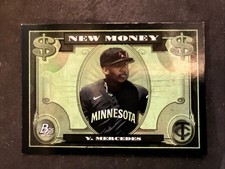 2023 Bowman Platinum - New Money Yasser Mercedes #NM-20 (RC) Rookie Twins