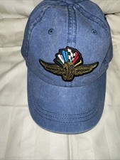 Indianapolis Motor Speedway Flag Wings Adjustable Denim unisex baseball cap New