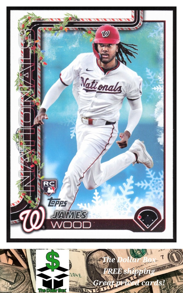 2025 Topps Holiday #H94 James Wood RC - Washington Nationals | eBay