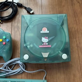 SEGA Dreamcast Console HKT-3000 Sanrio Hello Kitty Skeleton Blue USED Japan F/S