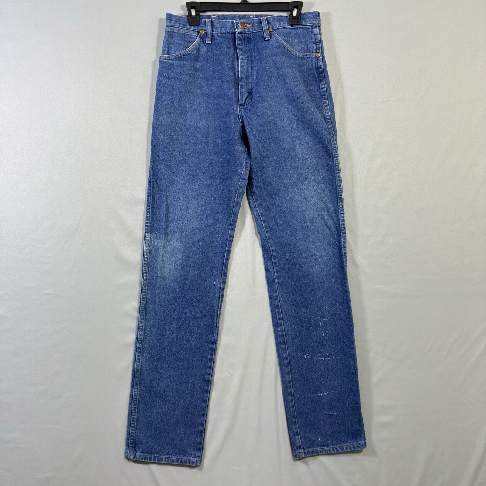 Wrangler Jeans Mens 30x36 Blue Cowboy Cut 13MWZ Rodeo Western Medium Wash Denim